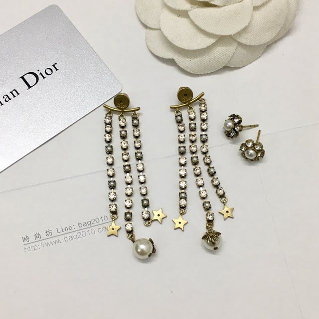 Dior飾品 迪奧經典熱銷款耳釘 Dior高端品質耳環  zgd1003